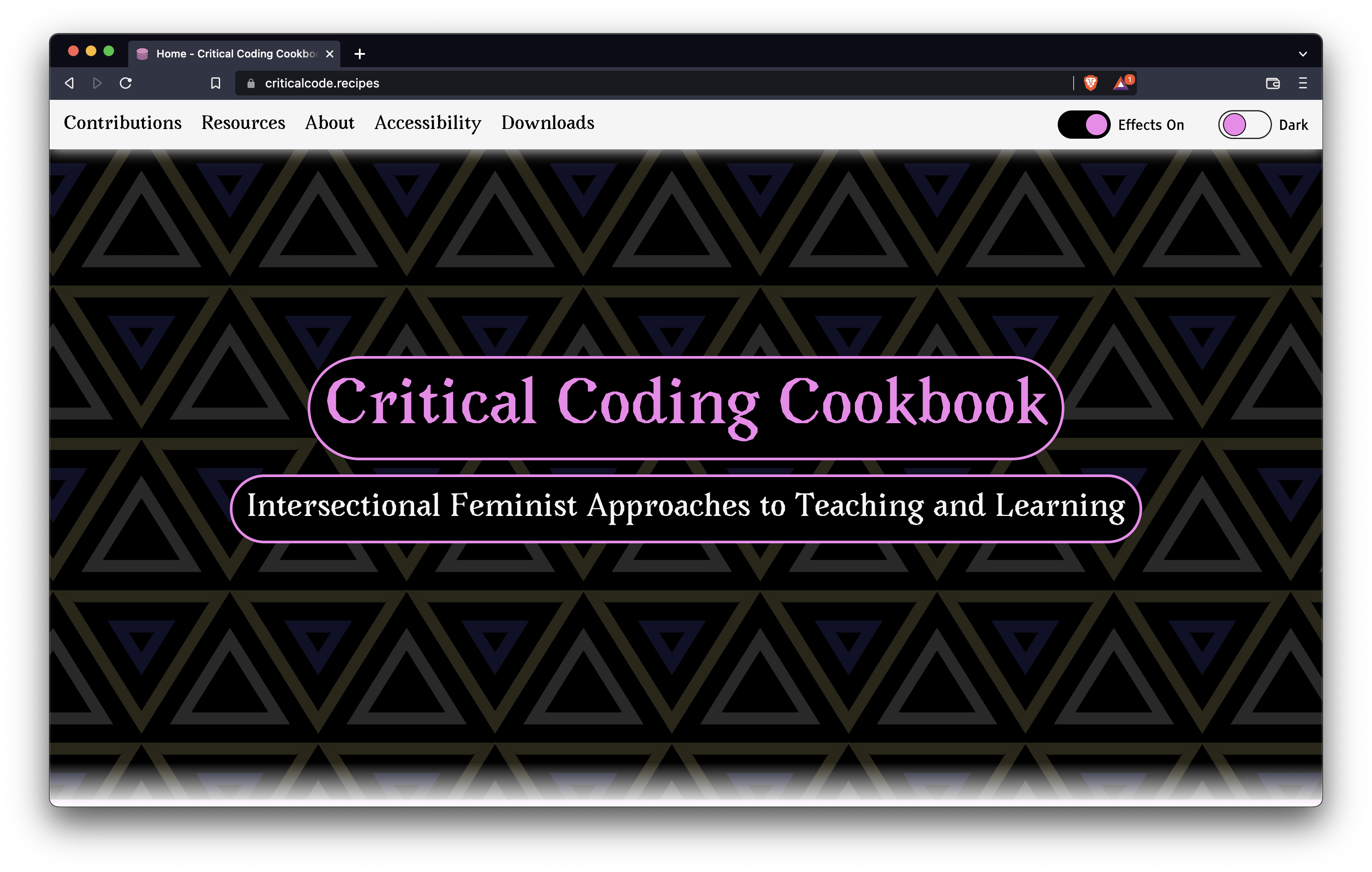 Critical Coding Cookbook